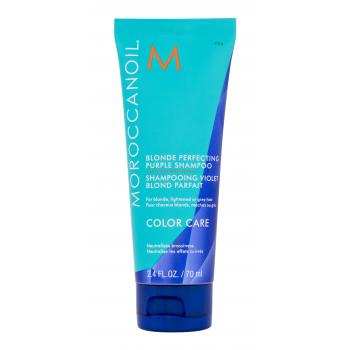 Moroccanoil Color Care Blonde Perfecting Purple Shampoo Šampon pro ženy 70 ml