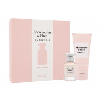 Abercrombie & Fitch Authentic Dárková kazeta pro ženy parfémovaná voda 50 ml + tělové mléko 200 ml poškozená krabička