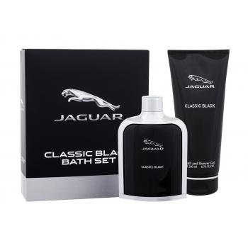 Jaguar Classic Black Dárková kazeta pro muže toaletní voda 100 ml + sprchový gel 200 ml
