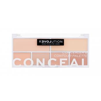 Revolution Relove Conceal Me Concealer & Contour Palette Korektor pro ženy 11,2 g Odstín Fair