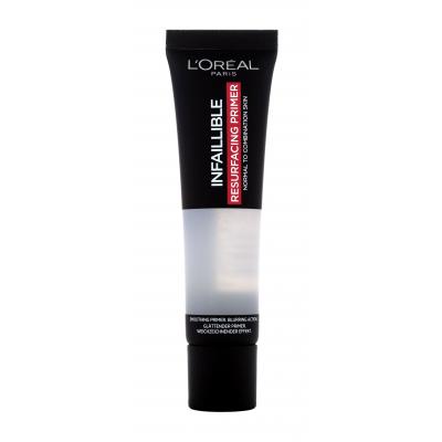 L'Oréal Paris Infaillible Resurfacing Primer Báze pod make-up pro ženy 35 ml Odstín Transparent