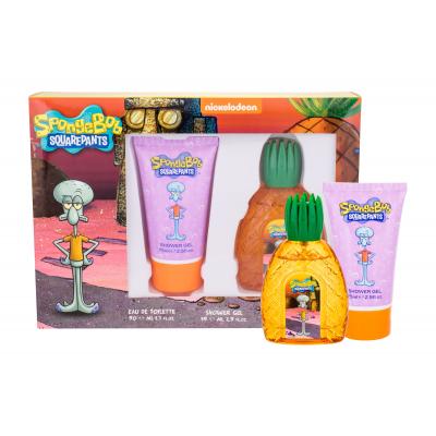 SpongeBob Squarepants Squidward Dárková kazeta toaletní voda 50 ml + sprchový gel 75 ml