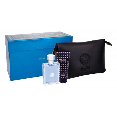 Versace Pour Homme Dárková kazeta toaletní voda 100 ml + sprchový gel 100 ml + kosmetická taška