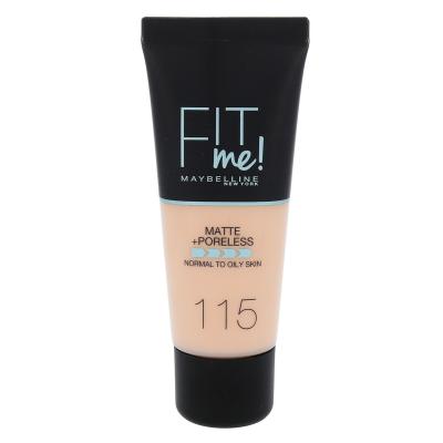 Maybelline Fit Me! Matte + Poreless Make-up pro ženy 30 ml Odstín 115 Ivory