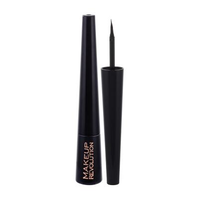 Makeup Revolution London Liquid Eyeliner Oční linka pro ženy 3 ml Odstín Ultra Black