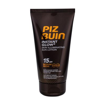PIZ BUIN Instant Glow Skin Illuminating Lotion SPF15 Opalovací přípravek na tělo pro ženy 150 ml