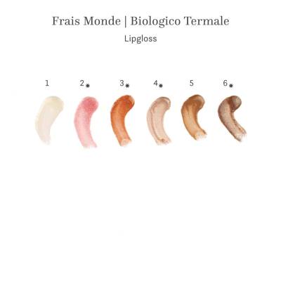 Frais Monde Make Up Biologico Termale Lesk na rty pro ženy 9 ml Odstín 2 poškozená krabička