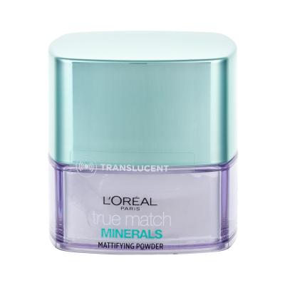 L'Oréal Paris True Match Minerals Pudr pro ženy 10 g Odstín Translucent