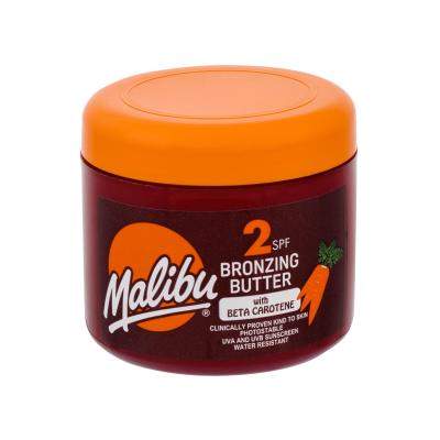 Malibu Bronzing Butter With Carotene SPF2 Opalovací přípravek na tělo pro ženy 300 ml