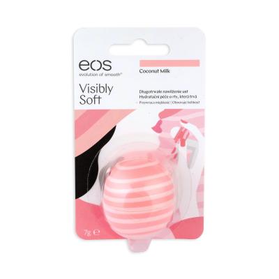 EOS Visibly Soft Balzám na rty pro ženy 7 g Odstín Coconut Milk