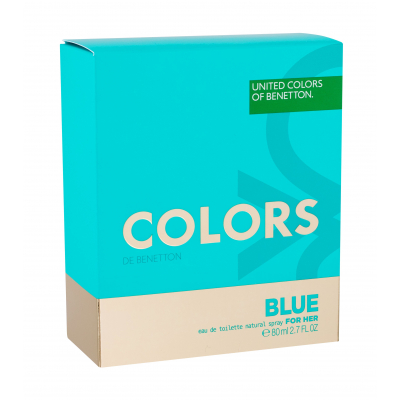 Benetton Colors de Benetton Blue Toaletní voda pro ženy 80 ml