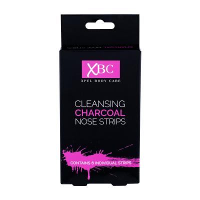 Xpel Body Care Cleansing Charcoal Nose Strips Pleťová maska pro ženy 6 ks
