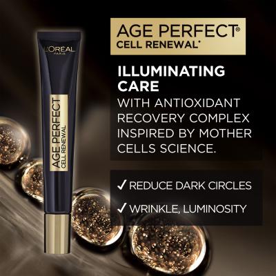 L&#039;Oréal Paris Age Perfect Cell Renew Illuminating Eye Cream Oční krém pro ženy 15 ml
