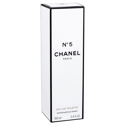 Chanel N°5 Toaletní voda pro ženy 100 ml poškozená krabička