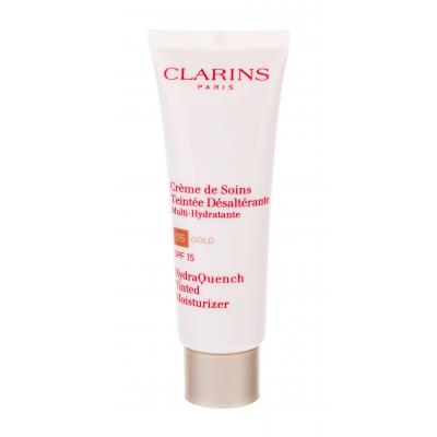 Clarins HydraQuench Tinted Moisturizer SPF15 Denní pleťový krém pro ženy 50 ml Odstín 05 Gold