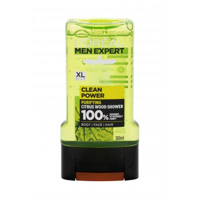 L'Oréal Paris Men Expert Clean Power Sprchový gel pro muže 300 ml