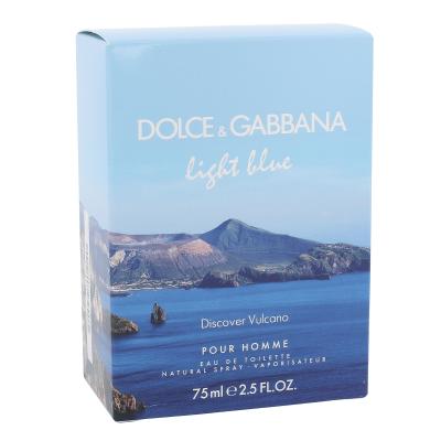 Dolce&amp;Gabbana Light Blue Discover Vulcano Pour Homme Toaletní voda pro muže 75 ml poškozená krabička