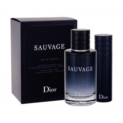 Dior Sauvage Dárková kazeta toaletní voda 100 ml + toaletní voda 10 ml