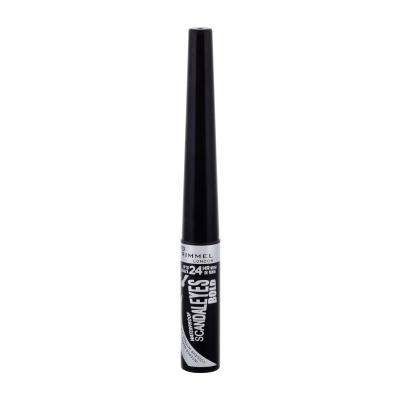 Rimmel London Scandaleyes Bold Oční linka pro ženy 2,5 ml Odstín Black
