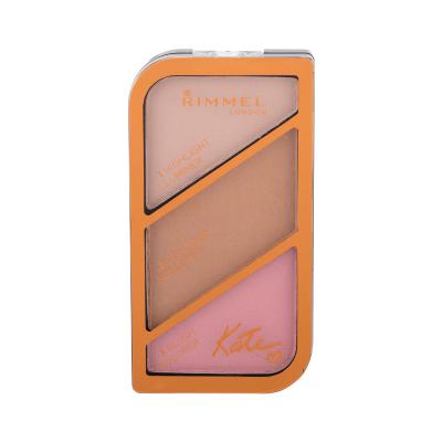 Rimmel London Kate Konturovací paletka pro ženy 18,5 g Odstín 001 Golden Sands