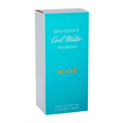 Davidoff Cool Water Wave Woman Sprchový gel pro ženy 150 ml poškozená krabička