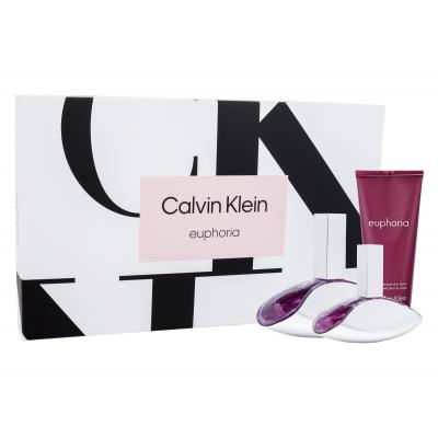 Calvin Klein Euphoria SET1 Dárková kazeta parfémovaná voda 100 ml + parfémovaná voda 30 ml + tělové mléko 100 ml