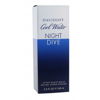 Davidoff Cool Water Night Dive Balzám po holení pro muže 100 ml poškozená krabička