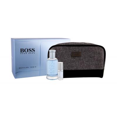 HUGO BOSS Boss Bottled Tonic Dárková kazeta toaletní voda 100 ml + toaletní voda 8 ml + kosmetická taška