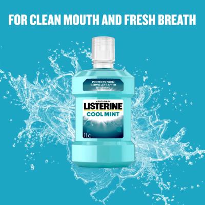 Listerine Cool Mint Mouthwash Ústní voda 1000 ml