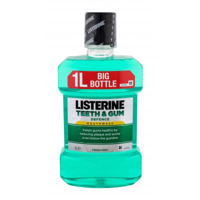 Listerine Teeth & Gum Defence Defence Fresh Mint Mouthwash Ústní voda 1000 ml