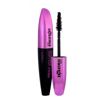 L'Oréal Paris Mega Volume Miss Manga Řasenka pro ženy 8,5 ml Odstín Black