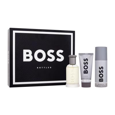 HUGO BOSS Boss Bottled SET Dárková kazeta toaletní voda 100 ml + sprchový gel 100 ml + deodorant 150 ml
