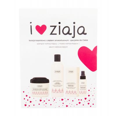 Ziaja Cashmere Dárková kazeta posilující šampon 300 ml + posilující maska na vlasy 200 ml + posilující sérum na vlasy 50 ml