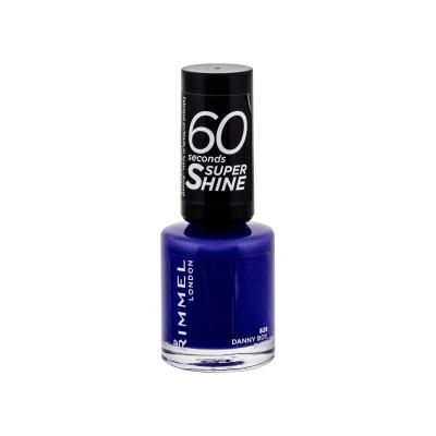 Rimmel London 60 Seconds Super Shine Lak na nehty pro ženy 8 ml Odstín 828 Danny Boy, Blue!