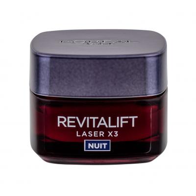 L'Oréal Paris Revitalift Laser X3 Night Cream Noční pleťový krém pro ženy 50 ml