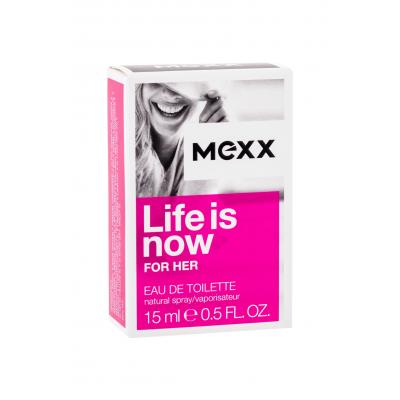 Mexx Life Is Now For Her Toaletní voda pro ženy 15 ml