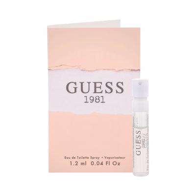 GUESS Guess 1981 Toaletní voda pro ženy 1,2 ml vzorek