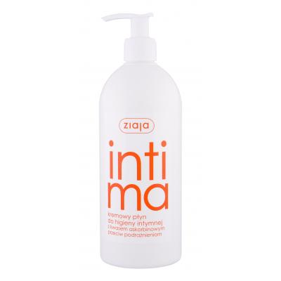 Ziaja Intimate Creamy Wash With Ascorbic Acid Intimní hygiena pro ženy 500 ml