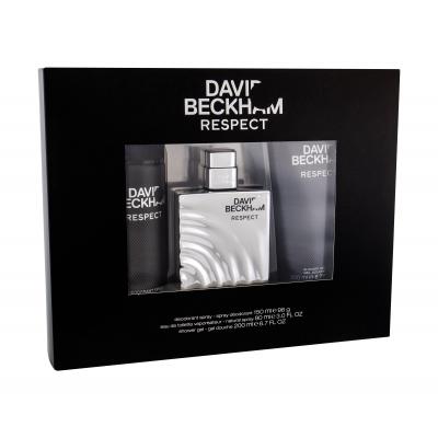 David Beckham Respect Dárková kazeta toaletní voda 90 ml + sprchový gel 200 ml + deodorant 150 ml
