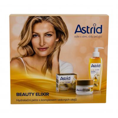 Astrid Beauty Elixir Dárková kazeta denní pleťová péče 50 ml + čisticí pleťový olej 145 ml