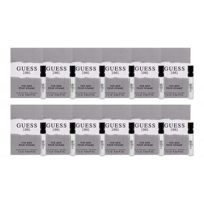 GUESS Guess 1981 Toaletní voda pro muže 12x1,2 ml vzorek