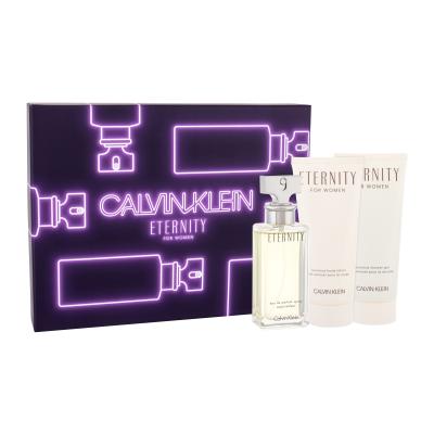 Calvin Klein Eternity Dárková kazeta parfémovaná voda 50 ml + tělové mléko 100 ml + sprchový gel 100 ml