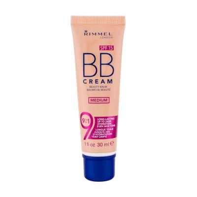 Rimmel London BB Cream 9in1 SPF15 BB krém pro ženy 30 ml Odstín Medium