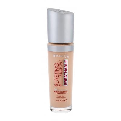 Rimmel London Lasting Finish Breathable 25HR SPF20 Make-up pro ženy 30 ml Odstín 201 Classic Beige