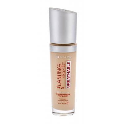 Rimmel London Lasting Finish Breathable 25HR SPF20 Make-up pro ženy 30 ml Odstín 200 Soft Beige