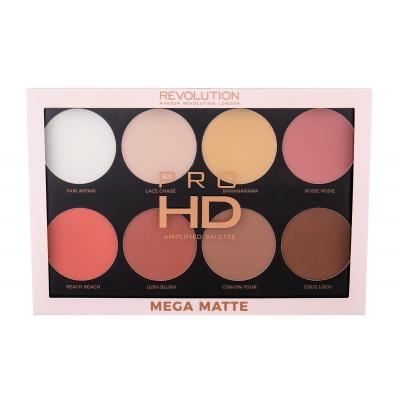 Makeup Revolution London Pro HD Amplified Palette Pudr pro ženy 32 g Odstín Mega Matte