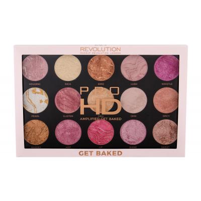 Makeup Revolution London Pro HD Amplified Palette Rozjasňovač pro ženy 37,5 g Odstín Get Baked