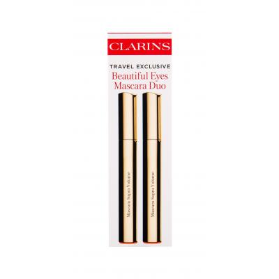 Clarins Mascara Supra Volume Dárková kazeta řasenka 2 x 8 ml