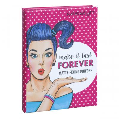 Misslyn Make It Last Forever Matte Fixing Pudr pro ženy 6 g Odstín Transparent