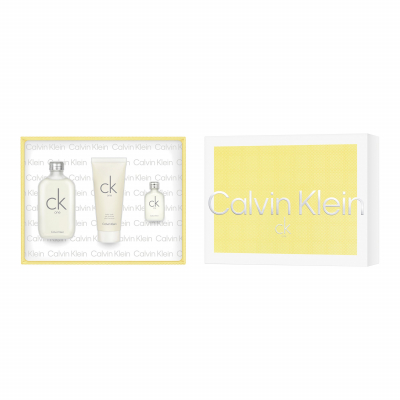 Calvin Klein CK One Dárková kazeta toaletní voda 100 ml + toaletní voda 15 ml + sprchový gel 100 ml